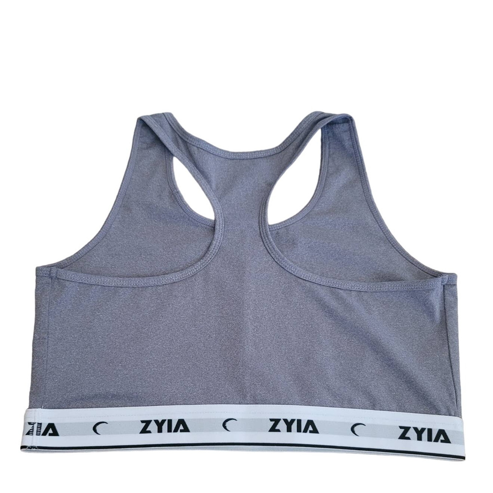 Copied - Zyia Active Women's Gray White Light Athletic Hiking Support Bra M - Picture 2 of 3
